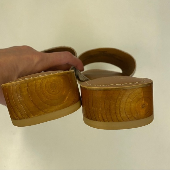 Anthropologie || Matisse Havana Slide Sandals Zebra Pony Hair Fur 10 NWOB - Picture 6 of 7